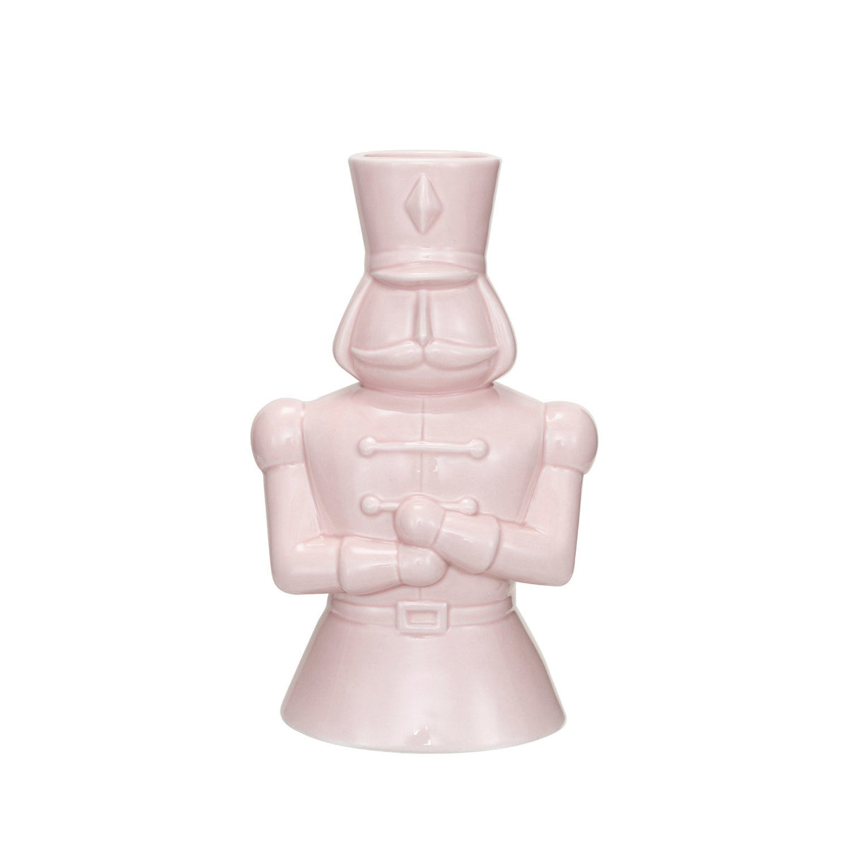 Design Shop Ceramic Soldier Vase, Pink