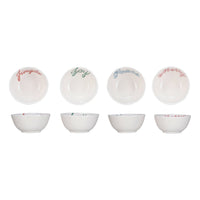 Design Shop Stoneware Bowl w/ Holiday Word, Set of 4