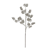 Design Shop Faux Leaf Pick w/ Glitter, Champagne Color