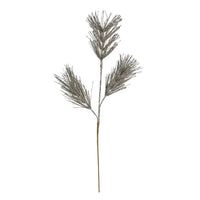 Design Shop Faux Pine Pick w/ Glitter, Champagne Color