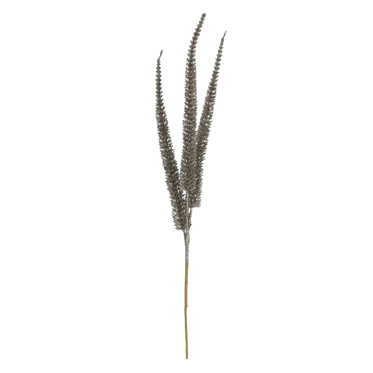 Design Shop Leaf Spray w/ Glitter, Champagne Color
