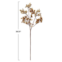 Design Shop Faux Berry Stem, Cream & Tan Color