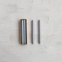 Design Shop Unscented Faceted Taper Candles in Box, Set of 2