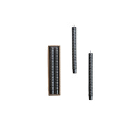 Design Shop Unscented Faceted Taper Candles in Box, Set of 2