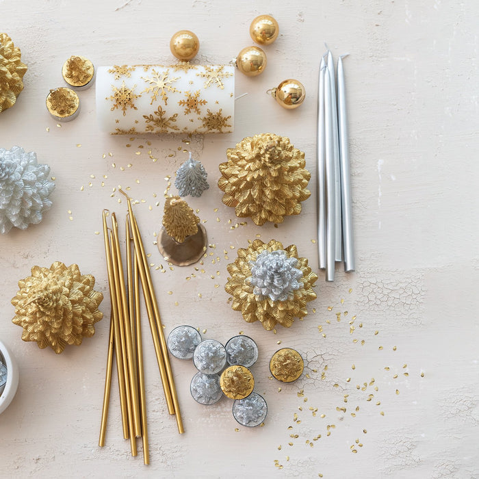 Design Shop Unscented Tree Shaped Tealights in Box, Set of 9