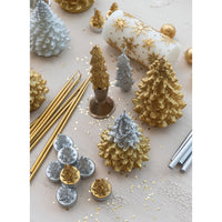 Design Shop Unscented Tree Shaped Taper Candles in Box, Set of 2