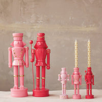 Design Shop Resin Nutcracker with Gold Finish Accents, Set of 2