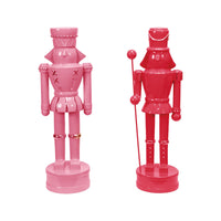 Design Shop Resin Nutcracker with Gold Finish Accents, Set of 2