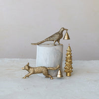 Design Shop Zinc Alloy Fox/Pheasant Shaped Candle Snuffer, Set of 2