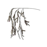 Design Shop 29-1/2"H Tinsel Spray with Ornaments, Multi Color