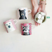 Design Shop Holiday Animal Stoneware Mugs, 16 oz., 4 Styles