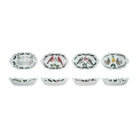 Design Shop Seasonal Botanical and Animal Scalloped Dishes, 4 Styles