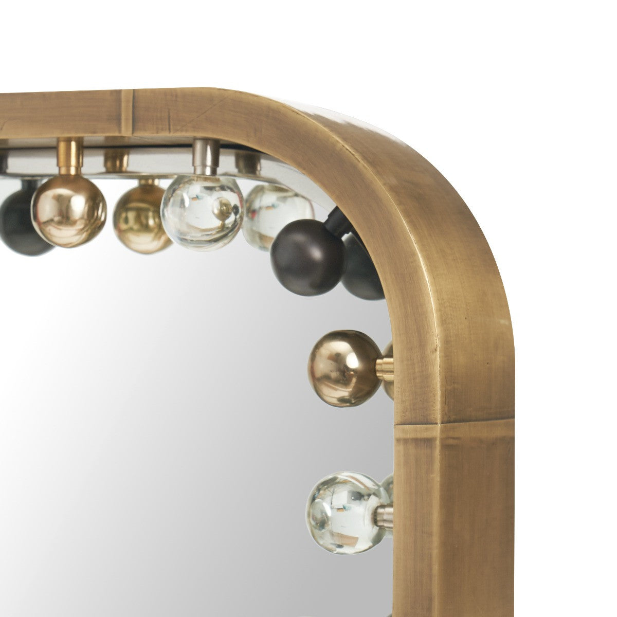 Villa & House Zoe Large Mirror, Antique Brass