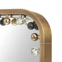 Villa & House Zoe Large Mirror, Antique Brass