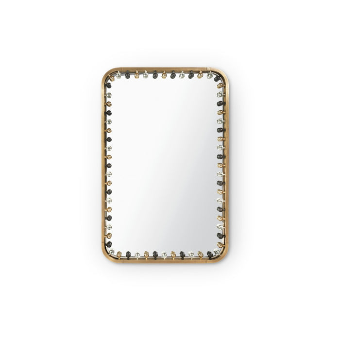 Villa & House Zoe Large Mirror, Antique Brass