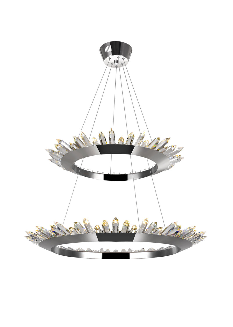 CWI Lighting - 1108P32-2-613 - LED Chandelier - Arctic Queen - Polished Nickel
