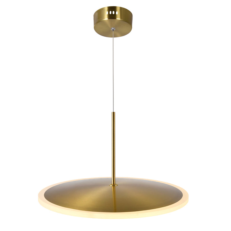 CWI Lighting - 1204P16-1-625-A - LED Pendant - Ovni - Brass