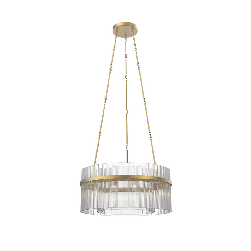 Alora - CH314812VB - 12 Light Chandelier - Carlisle - Vintage Brass