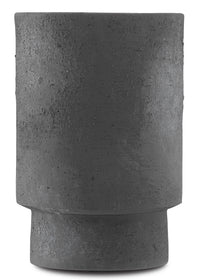 Currey and Company - 1200-0185 - Vase - Tambora - Black Ash