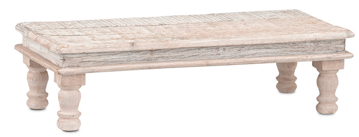 Currey and Company - 1200-0254 - Tea Table - Kenton - Whitewash