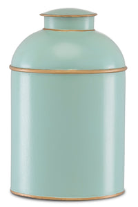 Currey and Company - 1200-0270 - Box - London - Pale Blue/Gold