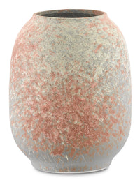 Currey and Company - 1200-0319 - Vase - Sunset - Gray/Sand/Coral