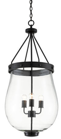 Currey and Company - 9000-0597 - Three Light Lantern - Darius - Bronze