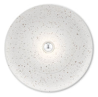 Currey and Company - 5000-0156 - One Light Wall Sconce - Entree - Off White/Khaki/Contemporary Silver Leaf