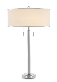 Currey and Company - 6000-0653 - Two Light Table Lamp - Lafew - Chrome