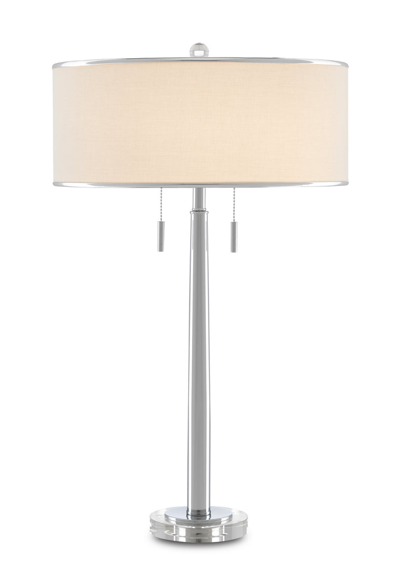 Currey and Company - 6000-0653 - Two Light Table Lamp - Lafew - Chrome