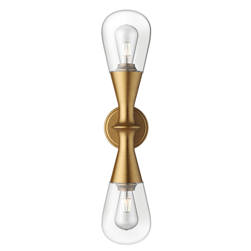 Alora - WV361002VB - Bathroom Fixtures - Marcel - Vintage Brass