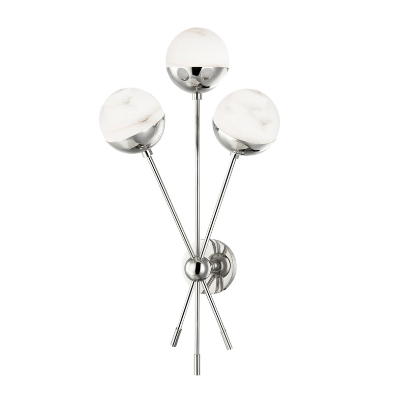 Hudson Valley - 2830-PN - LED Wall Sconce - Saratoga - Polished Nickel