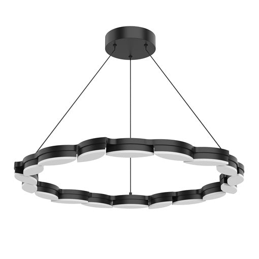Kuzco Lighting - CH90734-BK - LED Chandelier - Poplar - Black