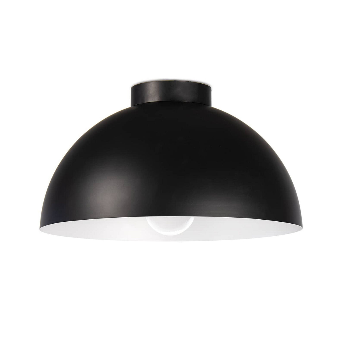 Regina Andrew - 17-1025BLK - One Light Flush Mount - Peridot - Black