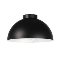 Regina Andrew - 17-1025BLK - One Light Flush Mount - Peridot - Black