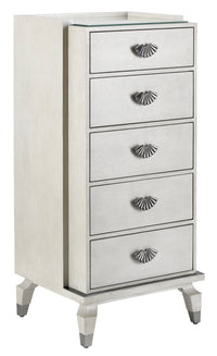 Currey and Company - 3000-0133 - Chest - Serena - Gray Salt/Pewter