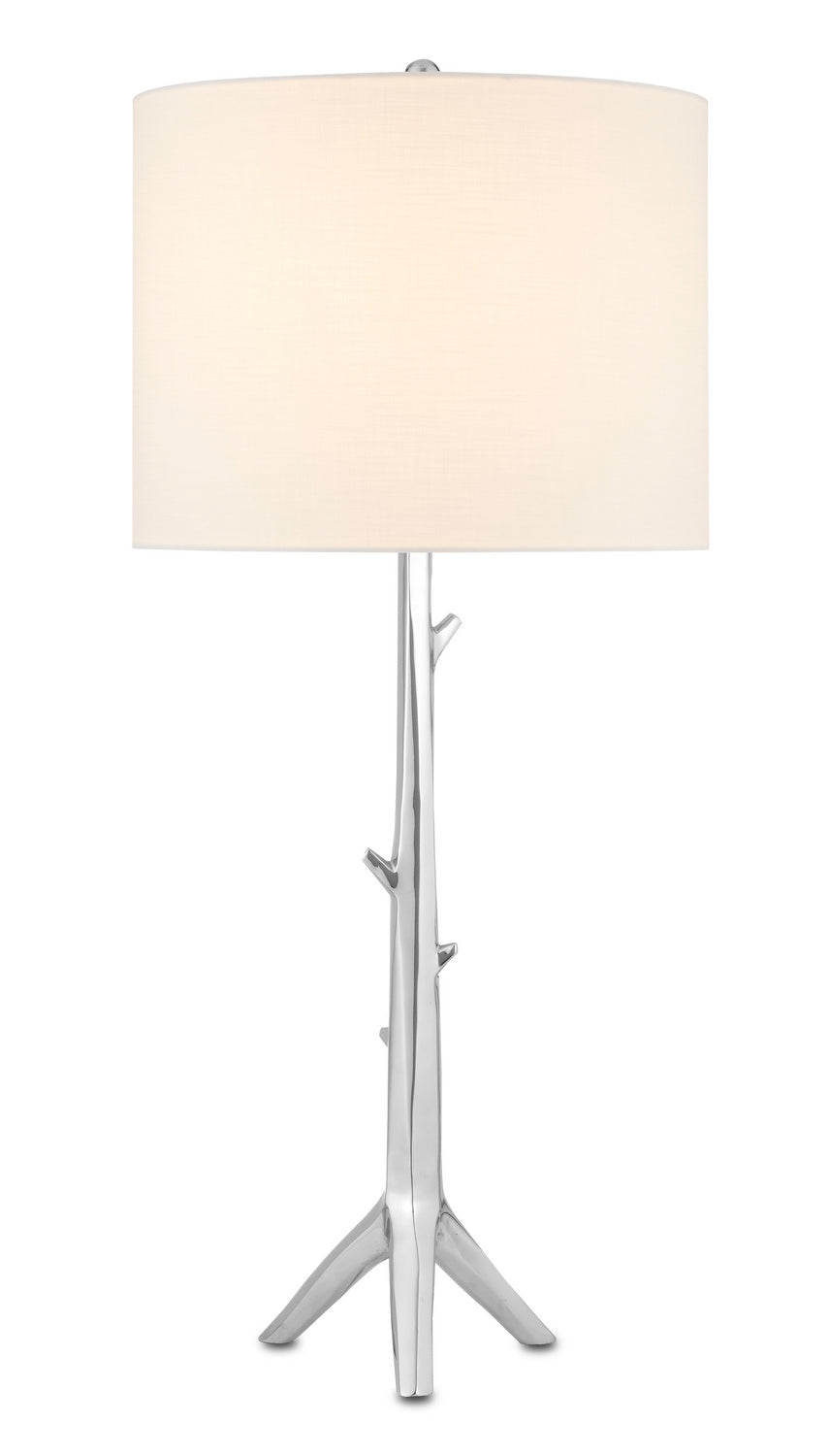 Currey and Company - 6000-0708 - One Light Table Lamp - Nickel