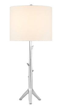 Currey and Company - 6000-0708 - One Light Table Lamp - Nickel