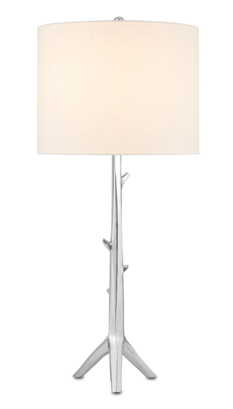 Currey and Company - 6000-0708 - One Light Table Lamp - Nickel