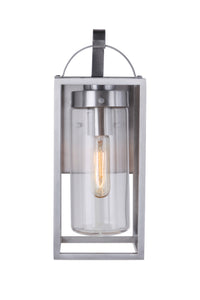 Craftmade - ZA4804-SA - One Light Outdoor Wall Mount - Neo - Satin Aluminum