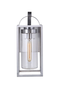 Craftmade - ZA4814-SA - One Light Outdoor Wall Mount - Neo - Satin Aluminum