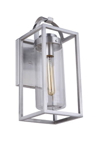 Craftmade - ZA4814-SA - One Light Outdoor Wall Mount - Neo - Satin Aluminum
