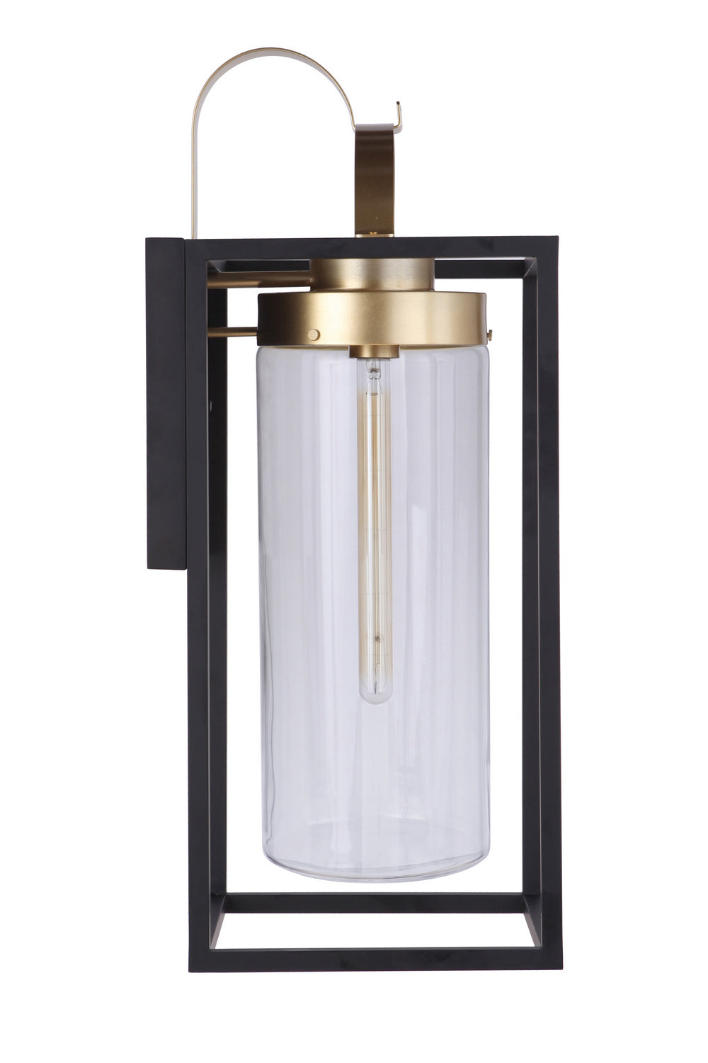 Craftmade - ZA4834-MNSB - One Light Outdoor Wall Mount - Neo - Midnight / Satin Brass