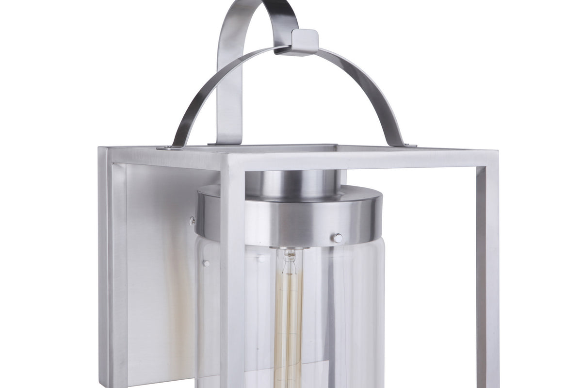 Craftmade - ZA4834-SA - One Light Outdoor Wall Mount - Neo - Satin Aluminum