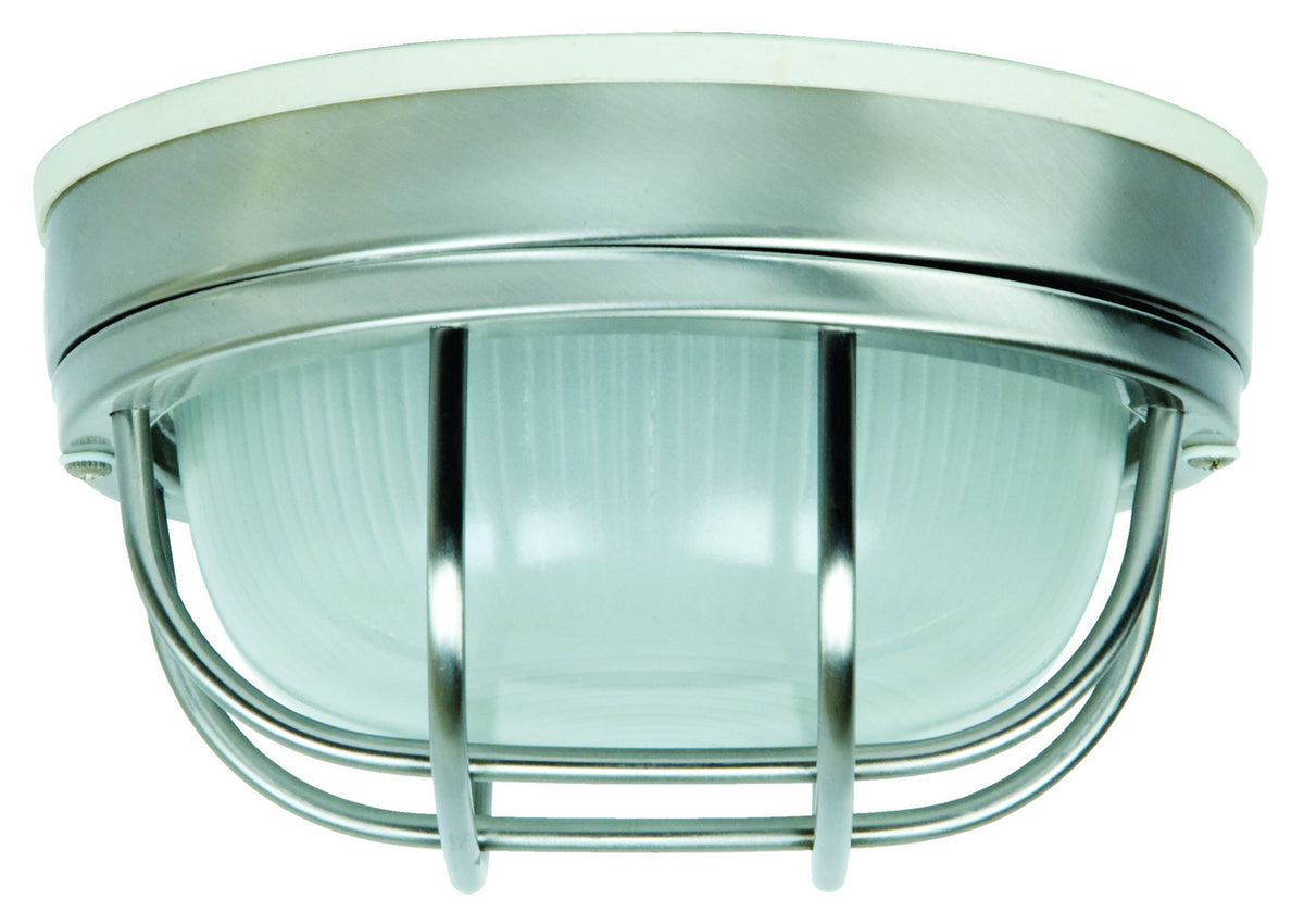 Craftmade - Z394-SS - One Light Flushmount - Bulkheads Oval and Round - Stainless Steel
