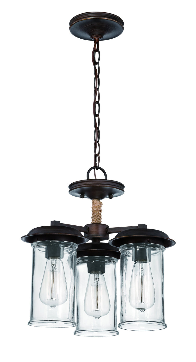 Craftmade - 36153-ABZ - Three Light Convertible Semi Flush - Thornton - Aged Bronze Brushed