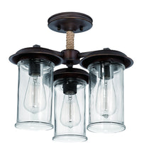 Craftmade - 36153-ABZ - Three Light Convertible Semi Flush - Thornton - Aged Bronze Brushed