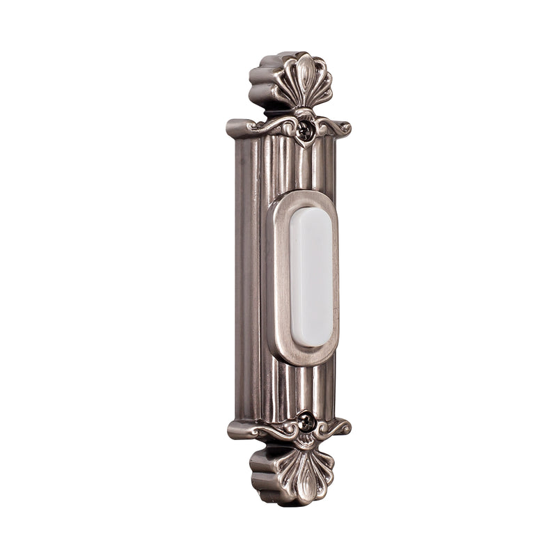 Craftmade - BSSO-AP - Surface Mount Straight Ornate Lighted Push Button - Push Button-Surface Mount - Antique Pewter