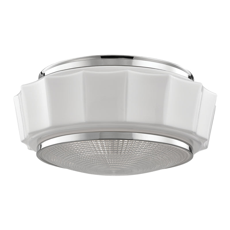 Hudson Valley - 3816F-PN - Three Light Flush Mount - Odessa - Polished Nickel