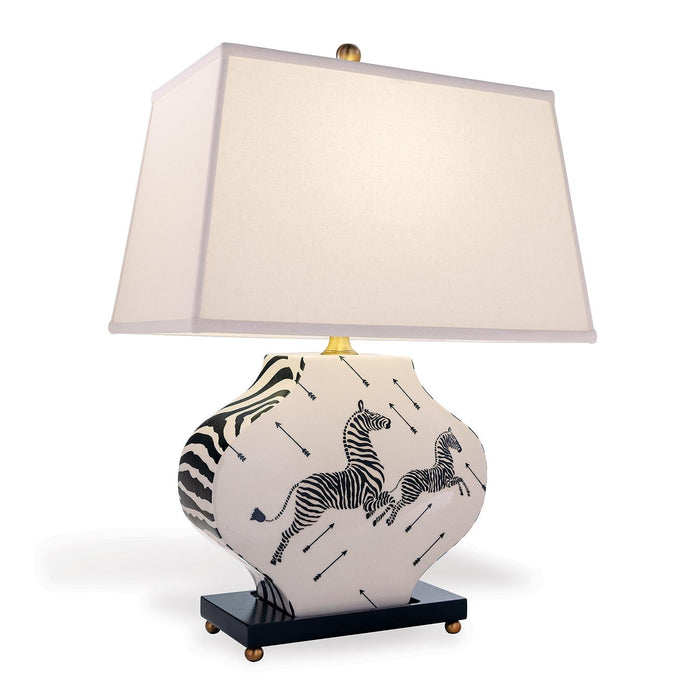 Scalamandré Zebra Black/white Lamp